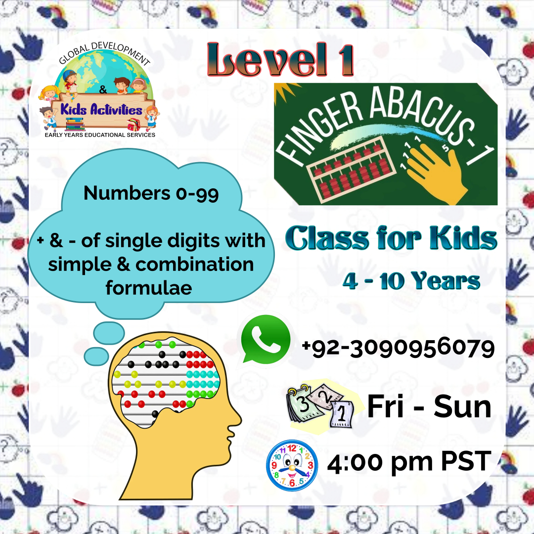 Finger Math Level 1